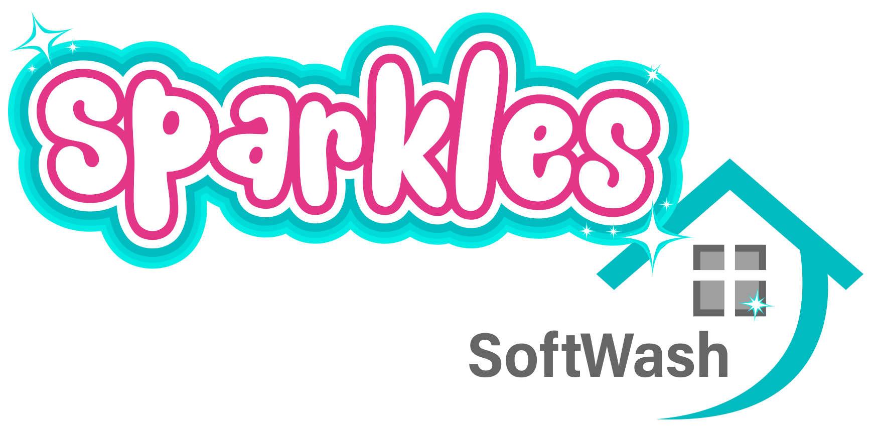Sparkles Softwash Low Pressure Washing Service Logo
